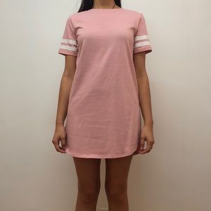 Pink T-Shirt Dress